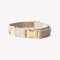 Zand fluwelen halsband