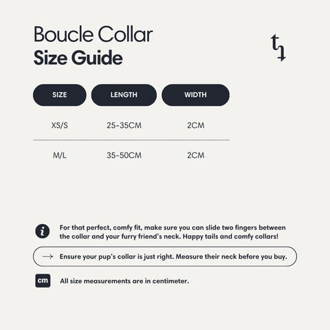 Matcha bouclé halsband
