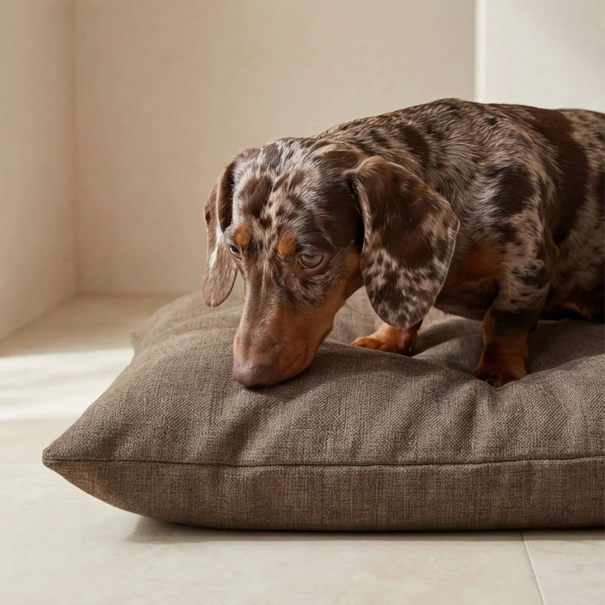 Hondenbed bruin