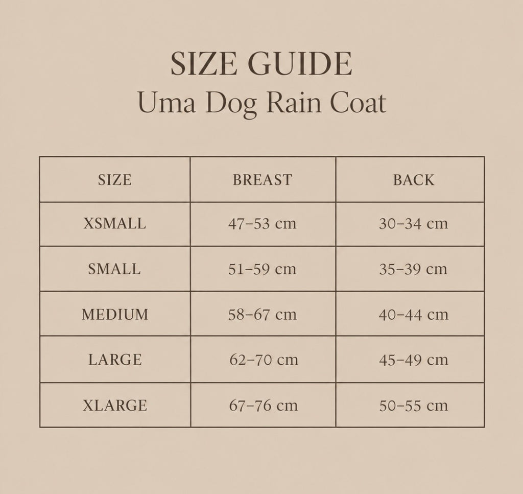Uma regenjas taupe