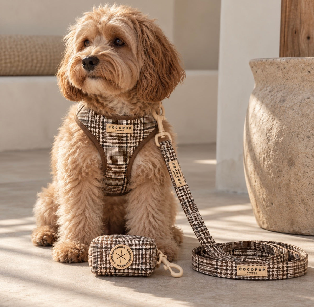 Cocopup plaid set