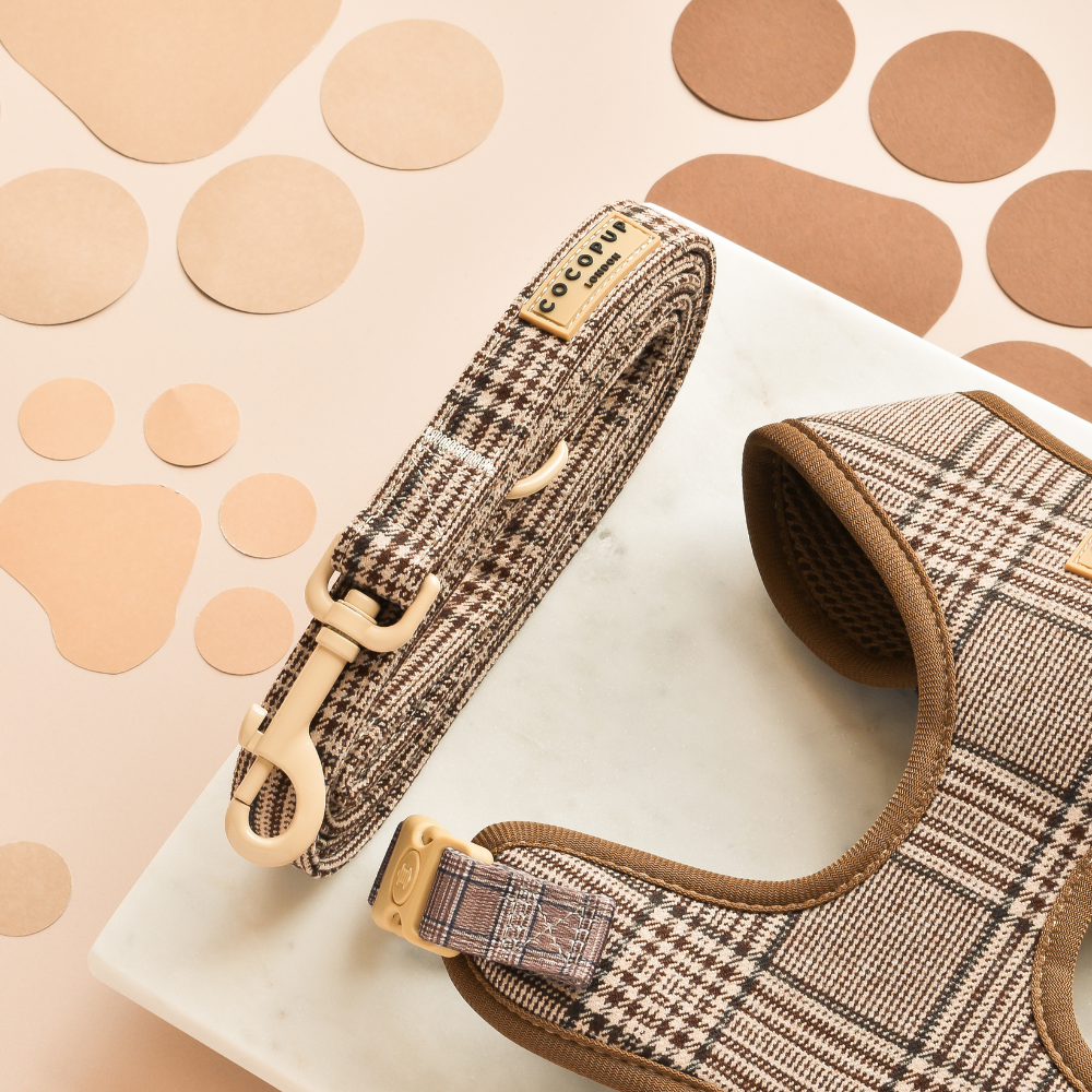 Cocopup plaid hondenriem